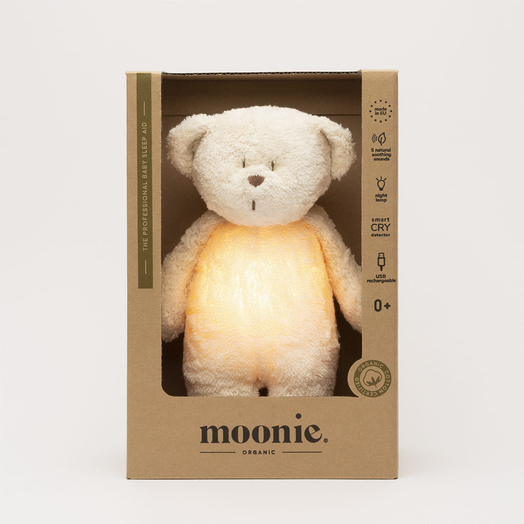 Moonie Organic Humming Bear with Lamp Polar 2.0 bei Yay Kids