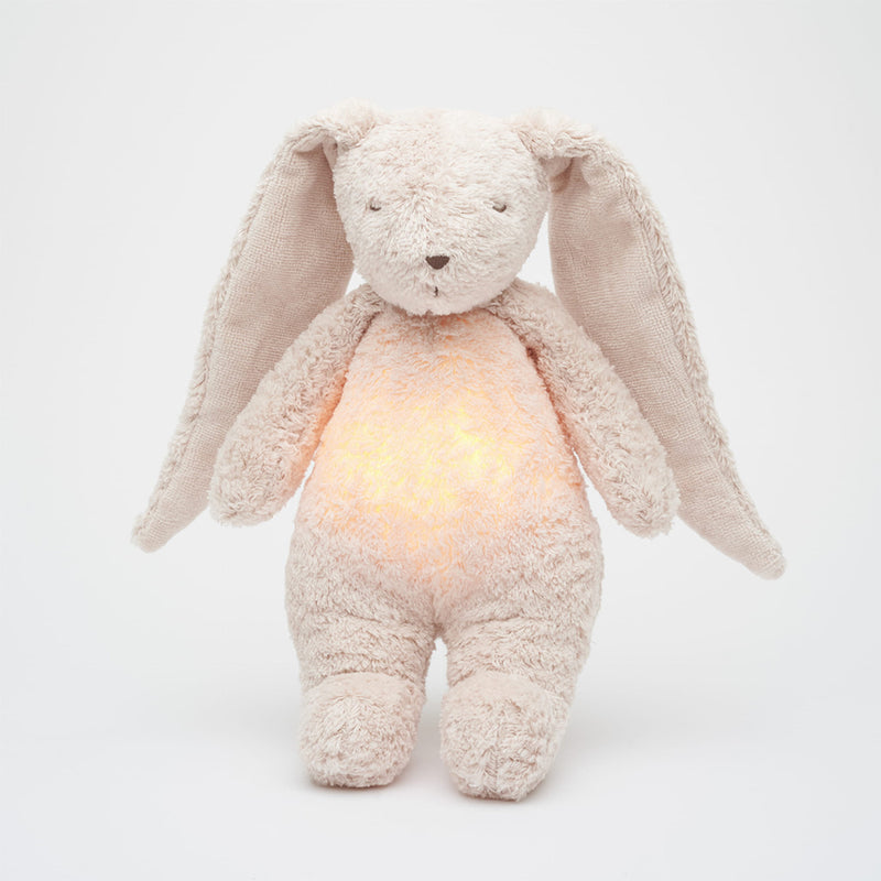 Moonie Organic Humming Bunny with Lamp Rose 2.0 bei Yay Kids