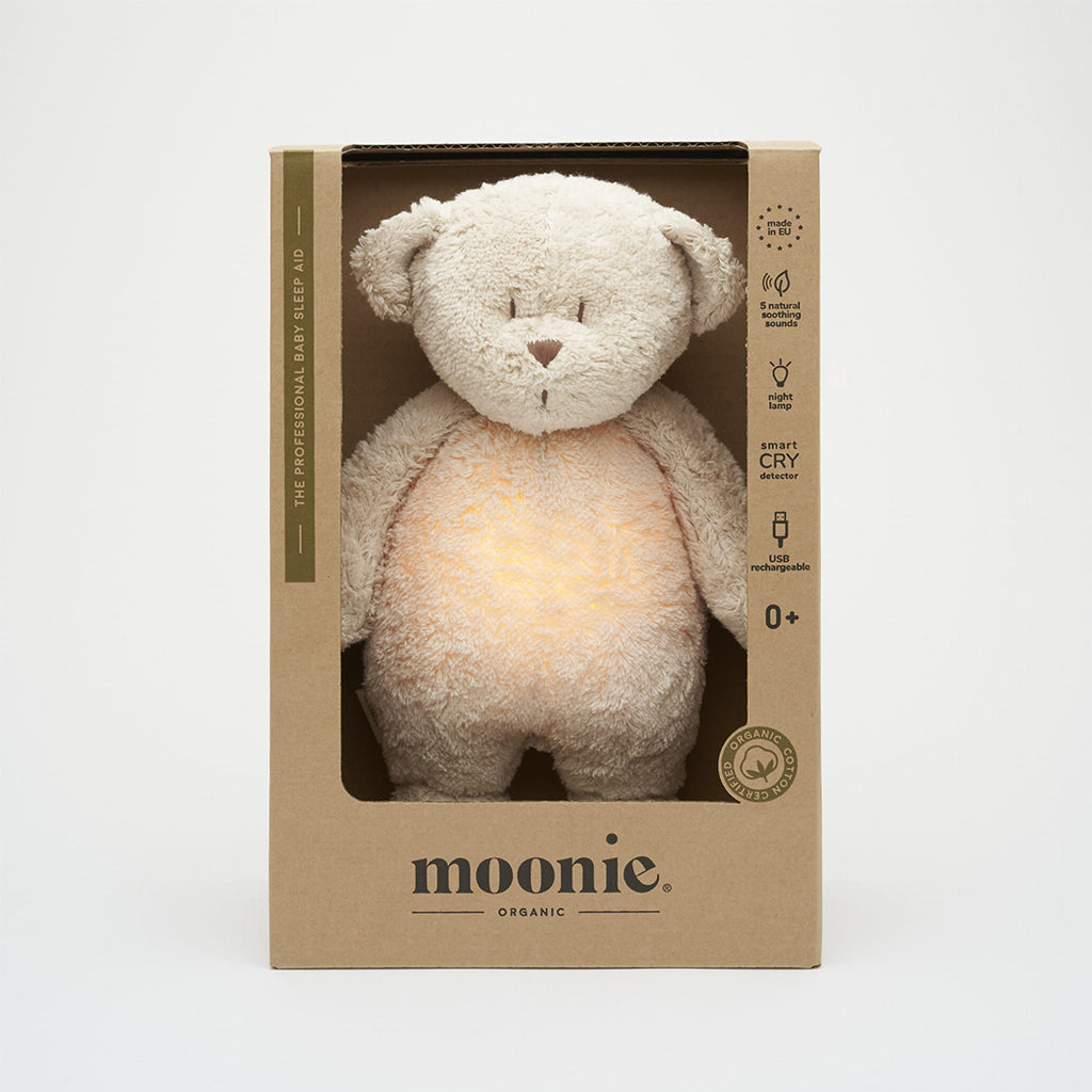 Moonie Organic Humming Bear with Lamp Sand 2.0 bei Yay Kids
