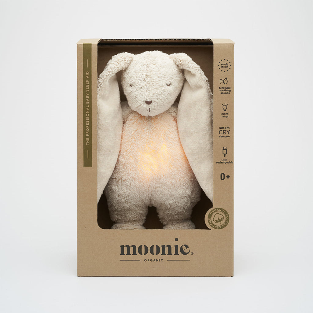 Moonie Organic Humming Bunny with Lamp Sand 2.0 bei Yay Kids