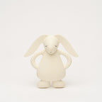 Moonie Teether Natural Rubber Bunny Cream bei Yay Kids