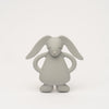 Moonie Teether Natural Rubber Bunny Silver bei Yay Kids