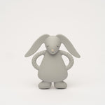 Moonie Teether Natural Rubber Bunny Silver bei Yay Kids