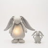 Moonie Teether Natural Rubber Bunny Silver bei Yay Kids