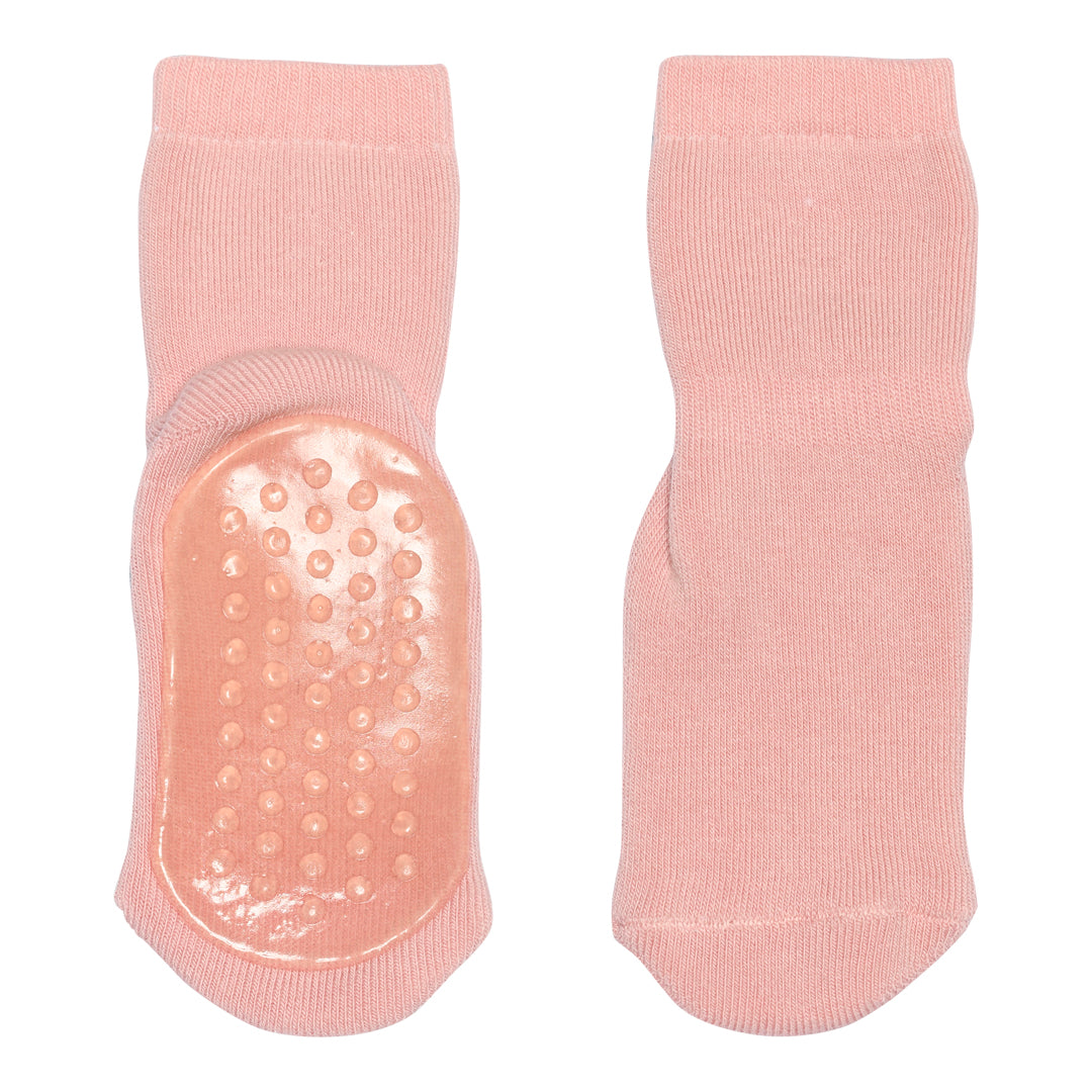 MPDenmark Kinder Anti-Rutsch Socken Baumwolle Silver Pink bei Yay Kids