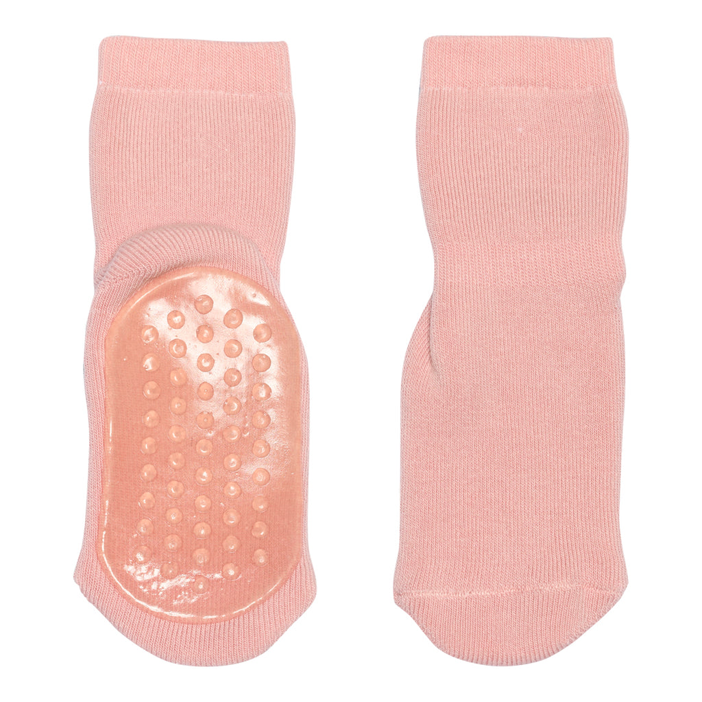 MPDenmark Kinder Anti-Rutsch Socken Baumwolle Silver Pink bei Yay Kids