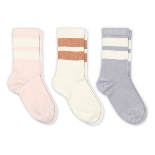 MPDenmark Baumwolle Sportsocken Anker 3er Pack Cherry Blossom bei Yay Kids