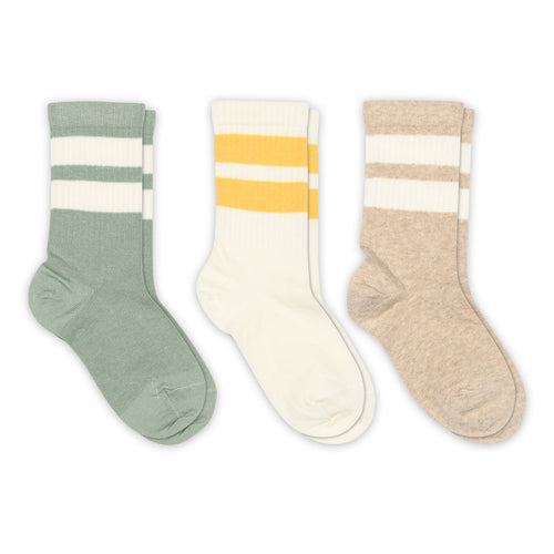 MPDenmark Baumwolle Sportsocken Anker 3er Pack Granite Green bei Yay Kids