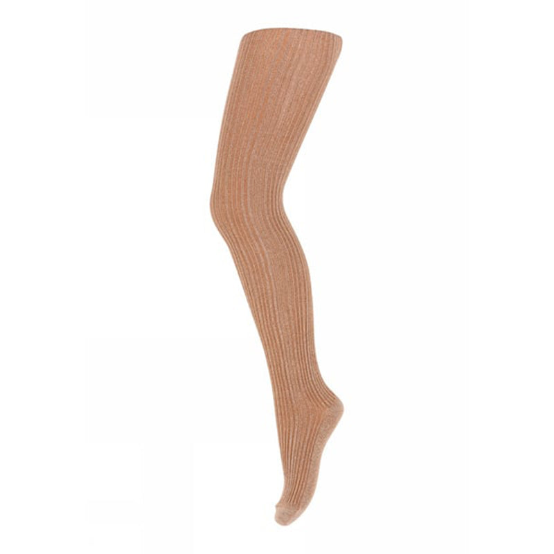 MPDenmark Glitzer Strumpfhose Celosia Maple Sugar bei Yay Kids