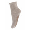 MPDenmark Kinder Baumwoll-Socken Anti-Slip Light Brown Melange bei Yay Kids