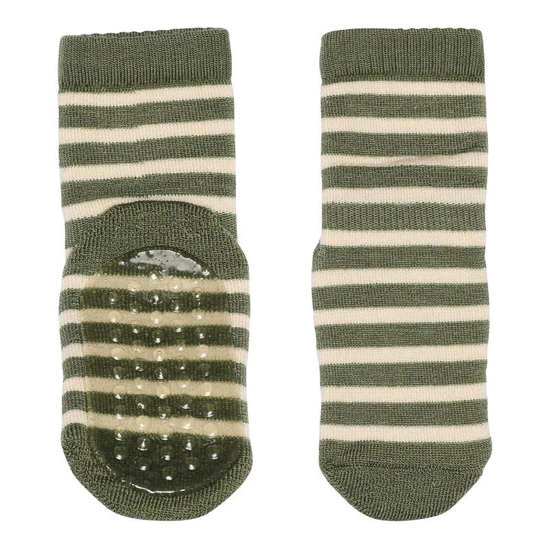 MPDenmark Kinder Anti-Rutsch Socken Eli Olivine bei Yay Kids