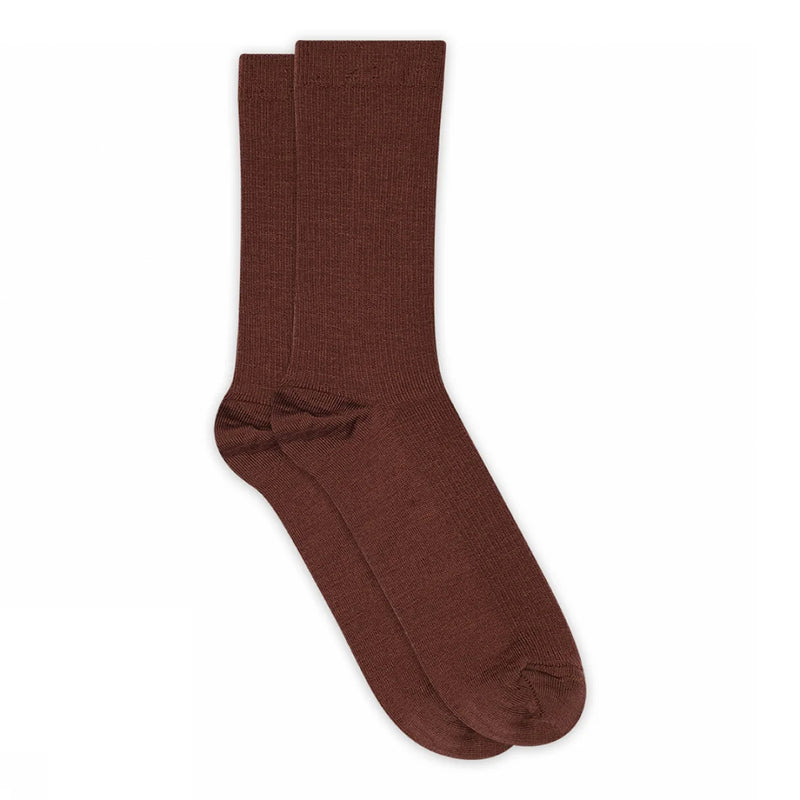 MPDenmark Gerippte Wollsocken Damen Hot Chocolate bei Yay Kids