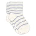 Gestreifte Baby Baumwollsocken Kallie Lavender Sky – MP Denmark