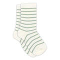 MPDenmark Gestreifte Baumwollsocken Kallie Granite Green bei Yay Kids