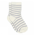 MPDenmark Gestreifte Baumwollsocken Kallie Lavender Sky bei Yay Kids