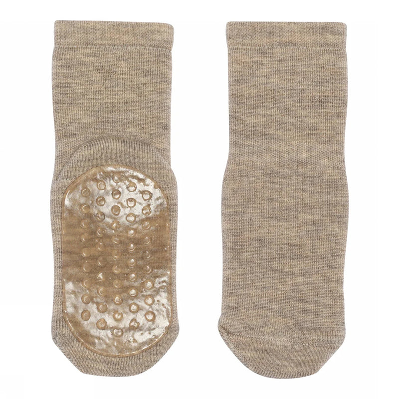 MPDenmark Wool Socks Light Brown Melange bei Yay Kids