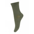 MPDenmark Gerippte Wollsocken Olivine bei Yay Kids