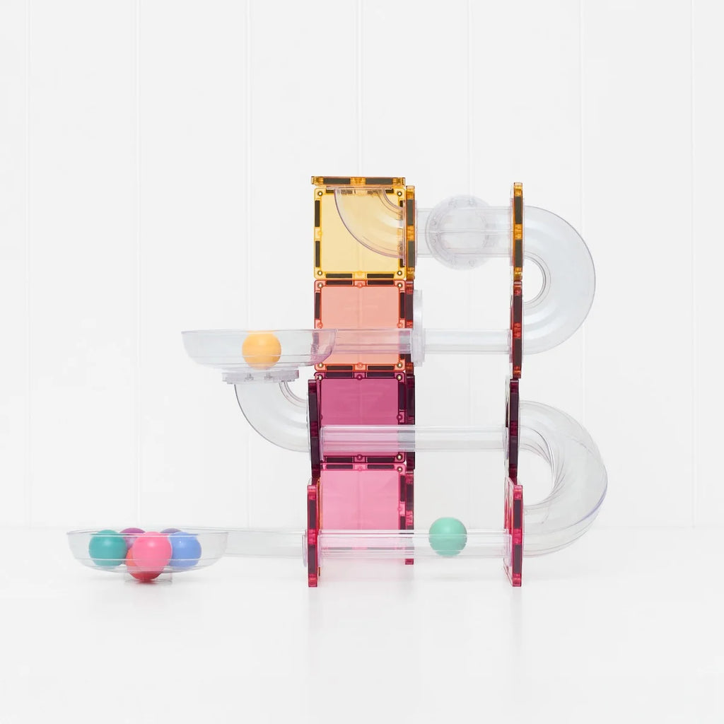 Magnetbausteine Pastel Ball Run Pack 114 Teile