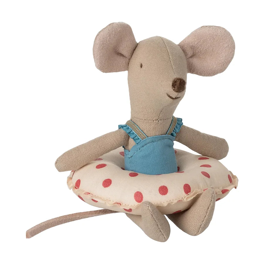 Beach Maus mit Schwimmring kleine Schwester