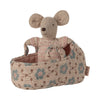 Maileg Babymaus in Tragetasche Rosa bei Yay Kids