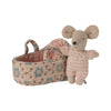 Maileg Babymaus in Tragetasche Rosa bei Yay Kids