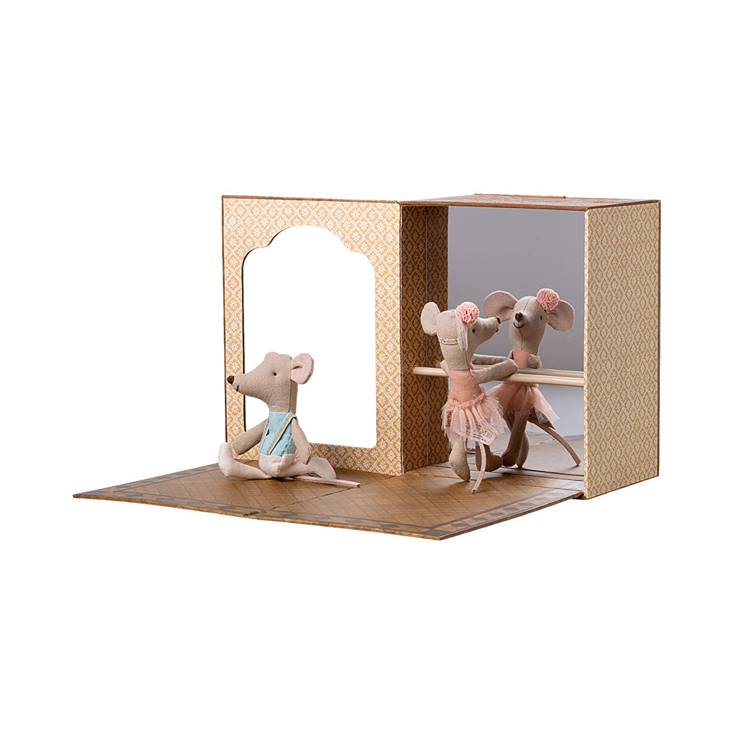 Maileg Ballettmäuse im Tanzstudio, Kleine Schwester und kleiner Bruder bei Yay Kids