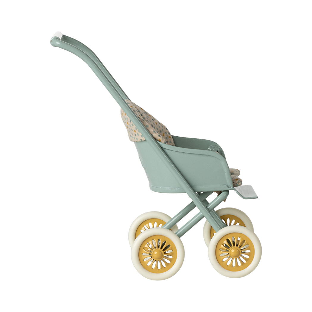 Maileg Mäuse Kinderwagen Micro Mint bei Yay Kids
