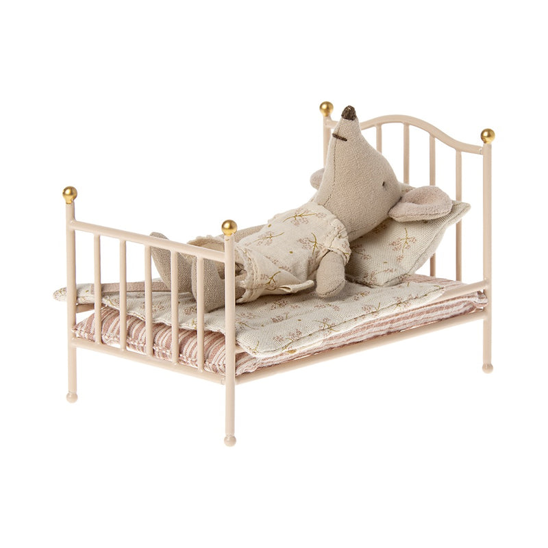 Maileg Vintage Bett Rosa für Mäuse bei Yay Kids