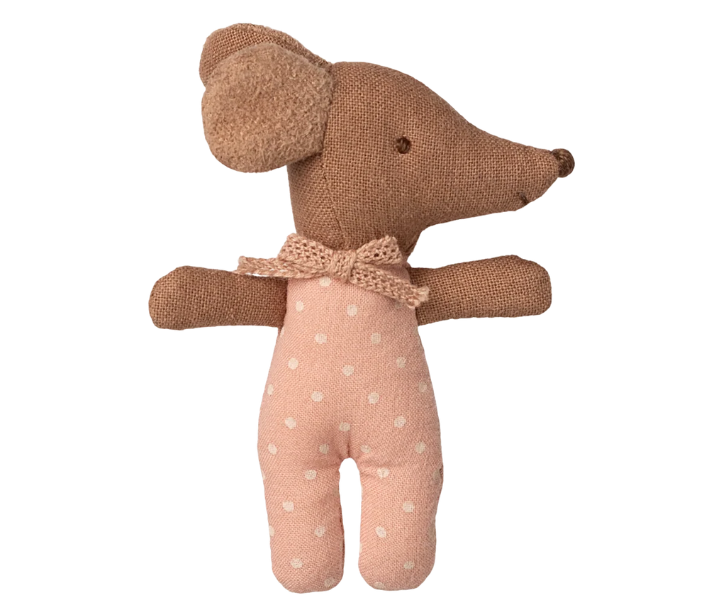 Maileg Schläfrige Babymaus in Matchbox – Rose – Bild 2