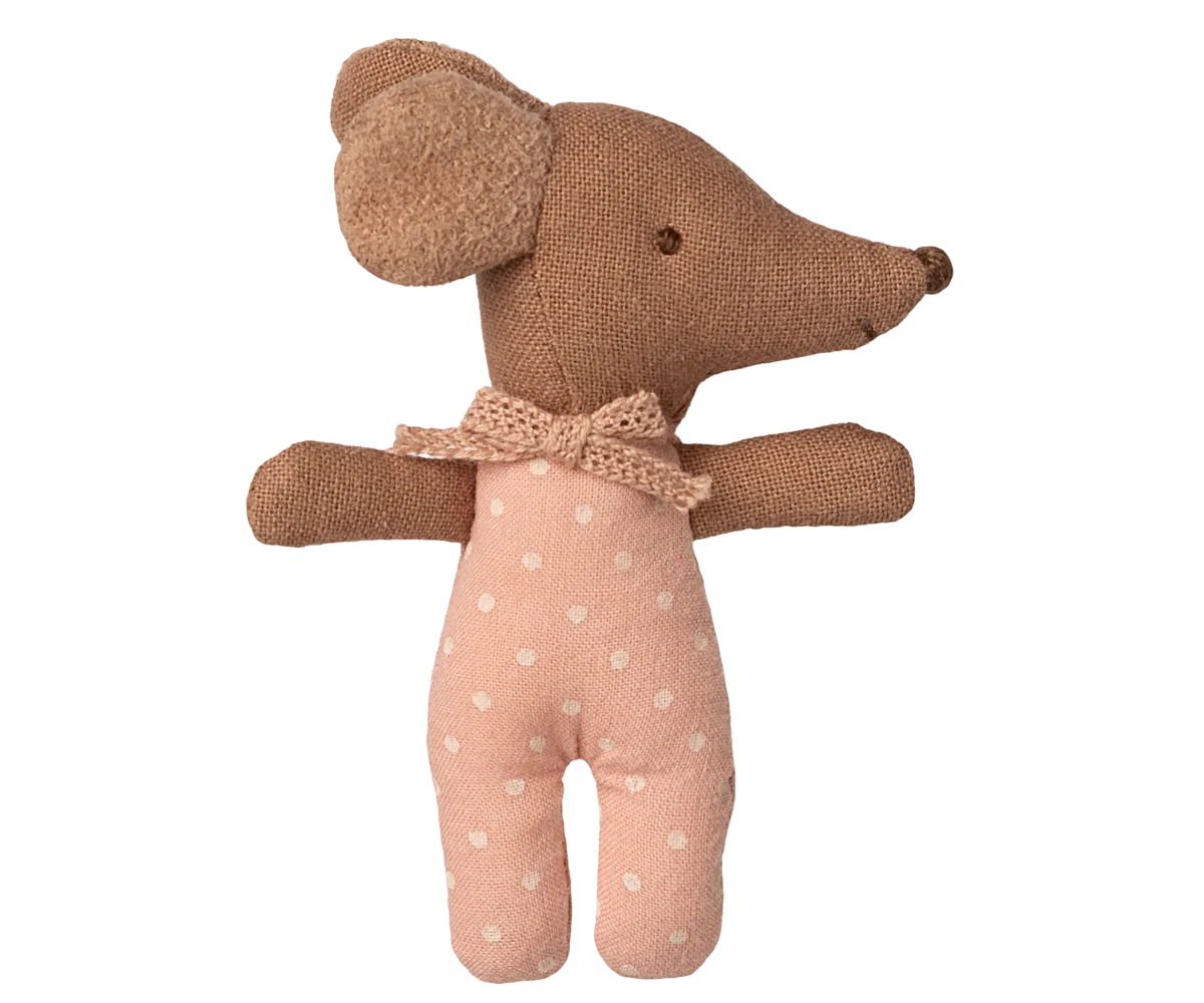 Maileg Schläfrige Babymaus in Matchbox – Rose – Bild 2
