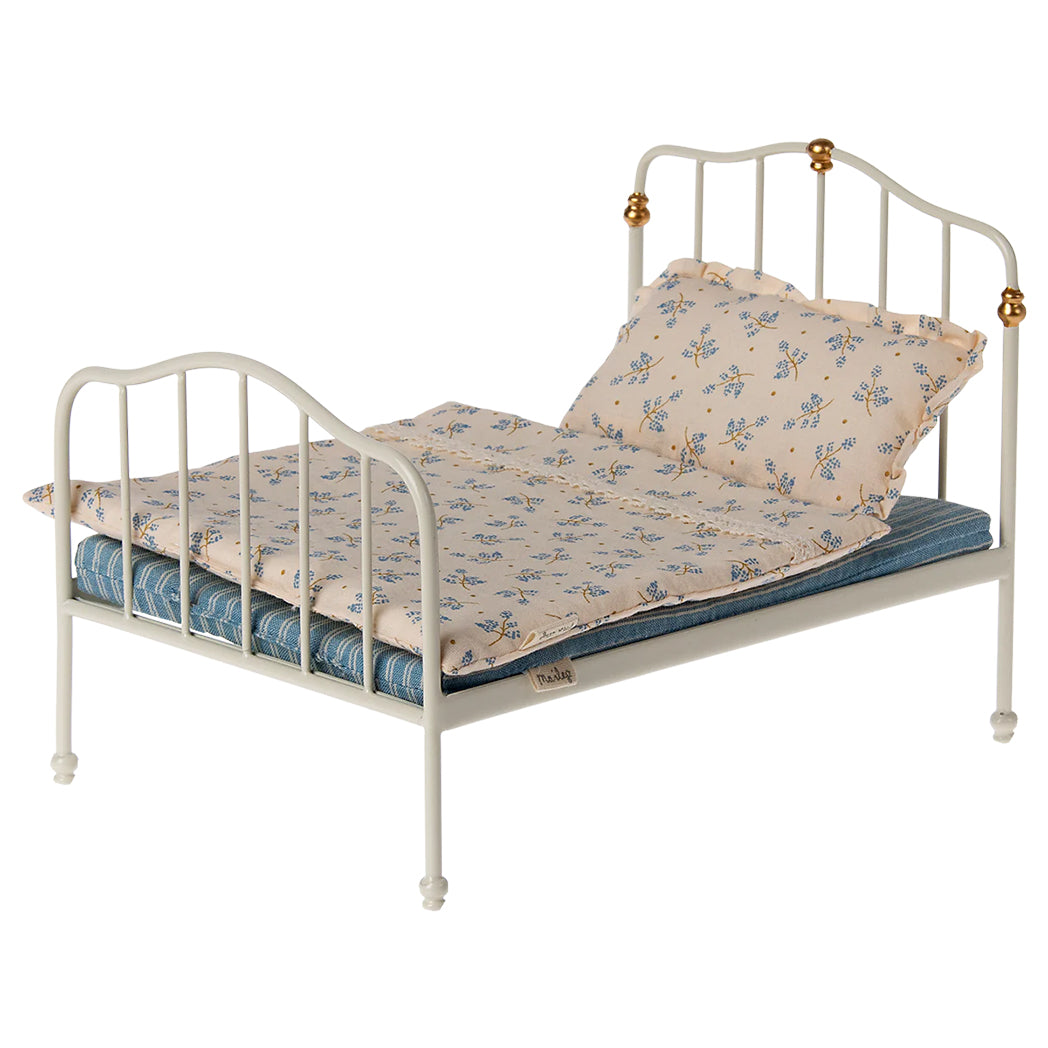 Maileg Bett Offwhite fürs Mäuse Puppenhaus bei Yay Kids