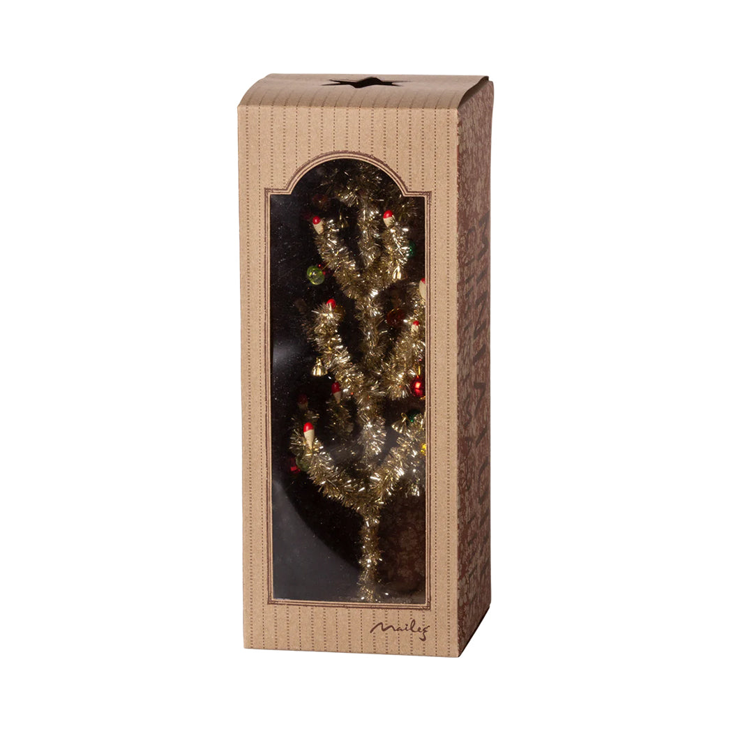 Maileg Weihnachtsbaum Gold, Rot und Grün bei Yay Kids