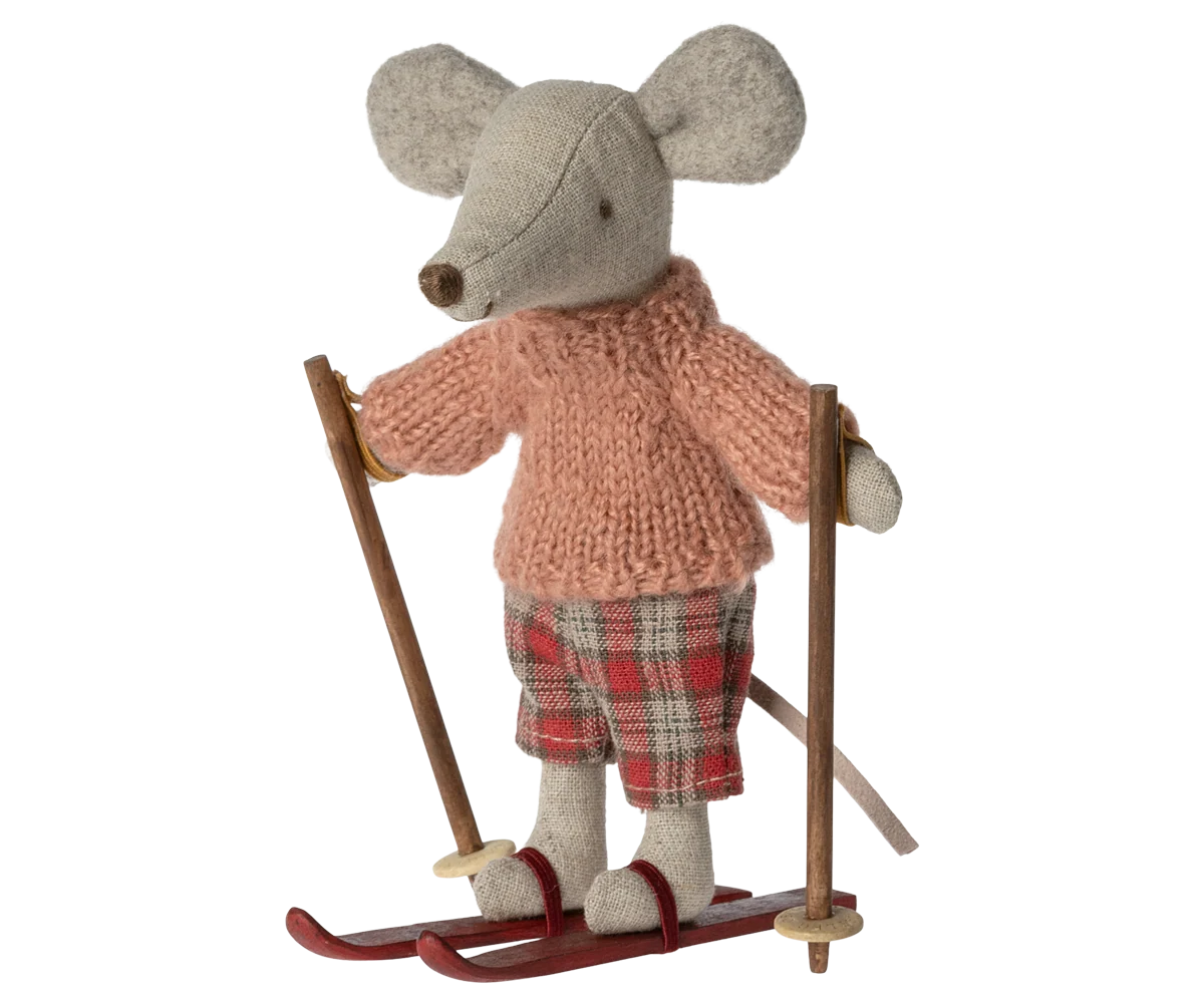Maileg Wintermaus mit Ski, Grosse Schwester – Bild 1