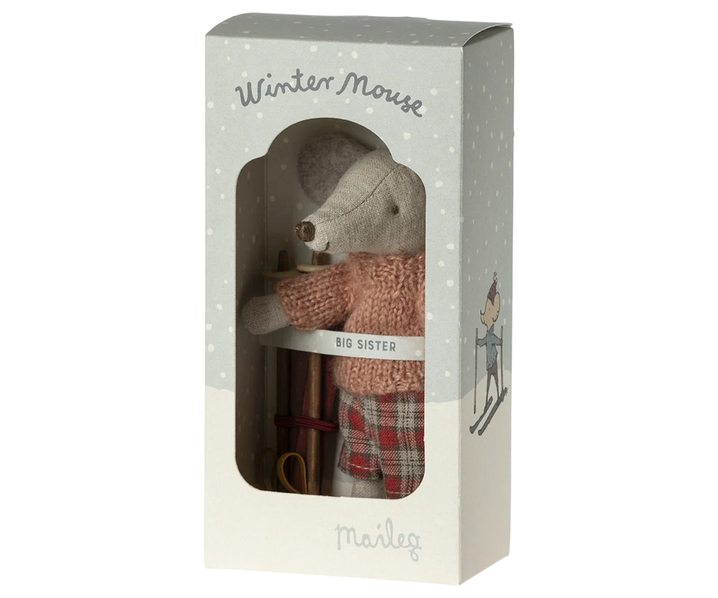 Maileg Wintermaus mit Ski, Grosse Schwester – Bild 3