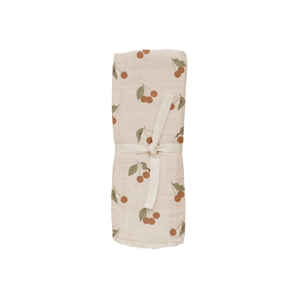 Main Sauvage Muslin Cloth Cherry 70x70 cm bei Yay Kids