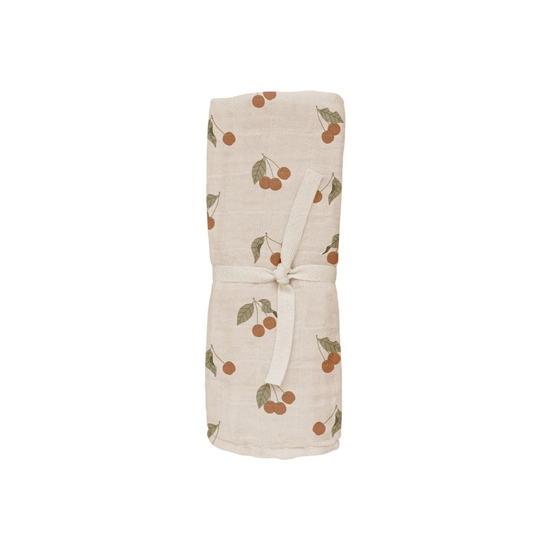Main Sauvage Muslin Cloth Cherry 70x70 cm bei Yay Kids