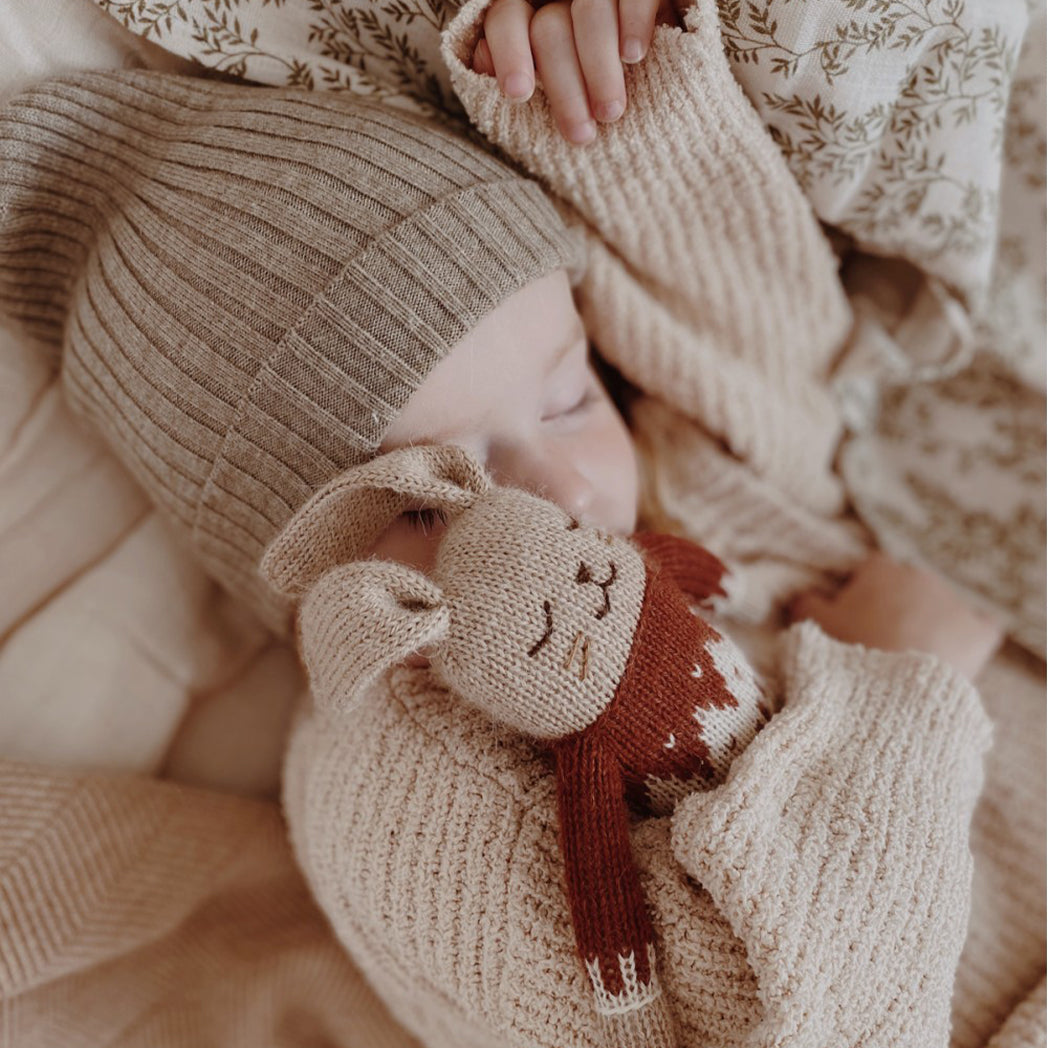 Main Sauvage gestrickter Hase Jacquard Sweater bei Yay Kids