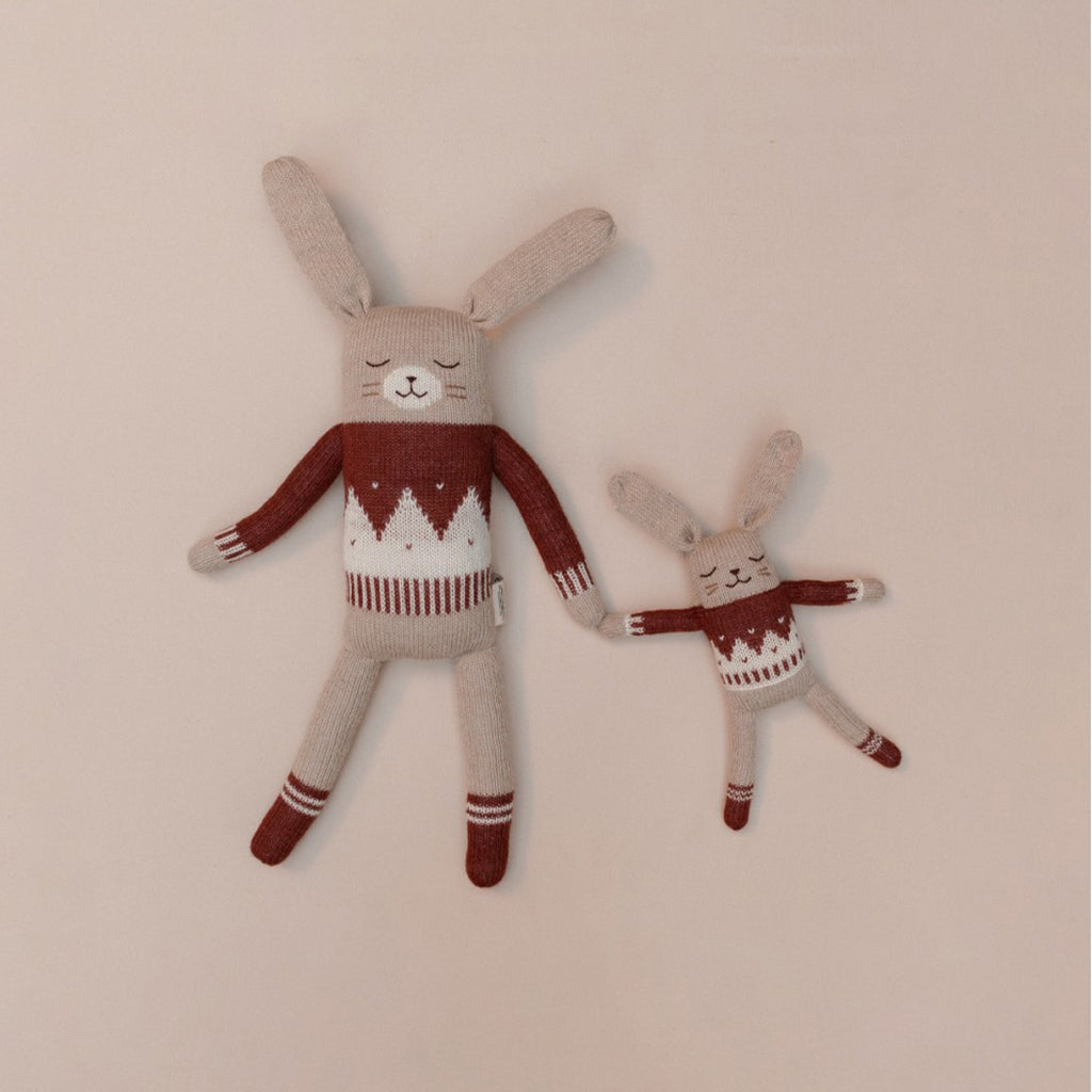 Main Sauvage gestrickter Hase Jacquard Sweater bei Yay Kids