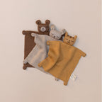 Main Sauvage Strick Kuscheltuch Hase Beige bei Yay Kids
