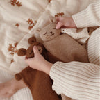 Main Sauvage Strick Kuscheltuch Hase Beige bei Yay Kids