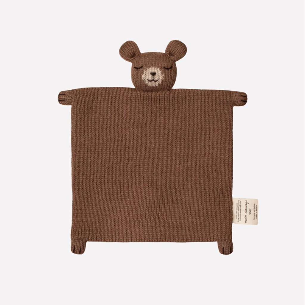 Main Sauvage Strick Kuscheltuch Teddy Nut bei Yay Kids