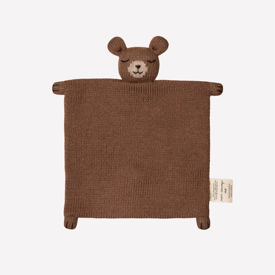 Main Sauvage Strick Kuscheltuch Teddy Nut bei Yay Kids