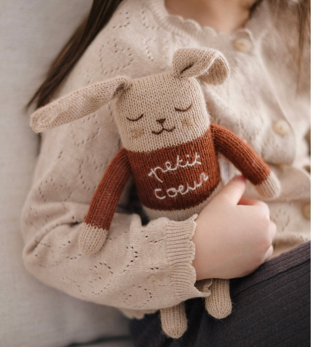 Strick Kuscheltier "Bunny Petit Coeur"