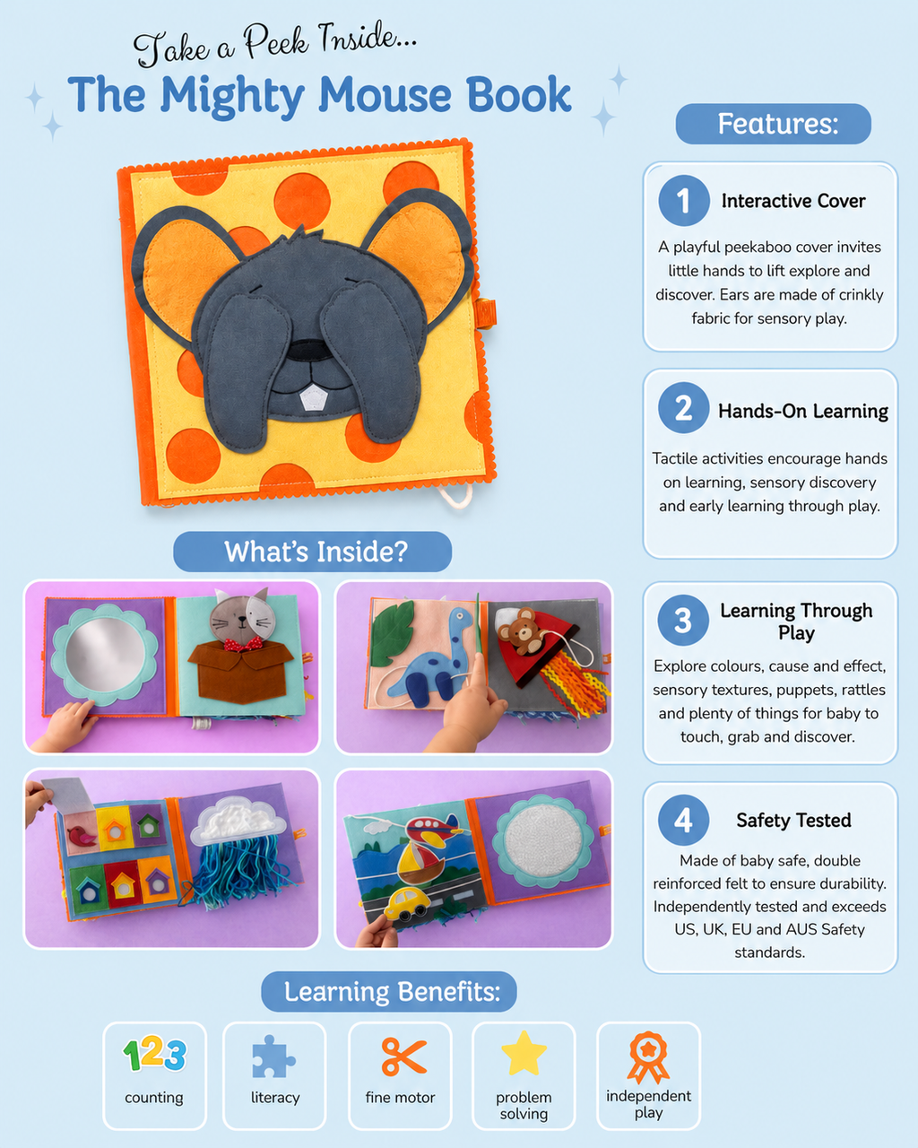 Mighty Mouse Baby Book