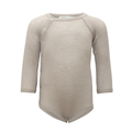Wickelbody Langarm aus Merinowolle 'Ask' Hemp