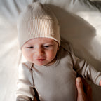 Bono - Baby Seide Langarm-Body - Ecru