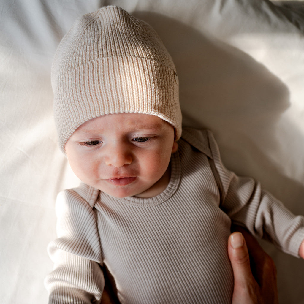 Bono - Baby Seide Langarm-Body - Ecru