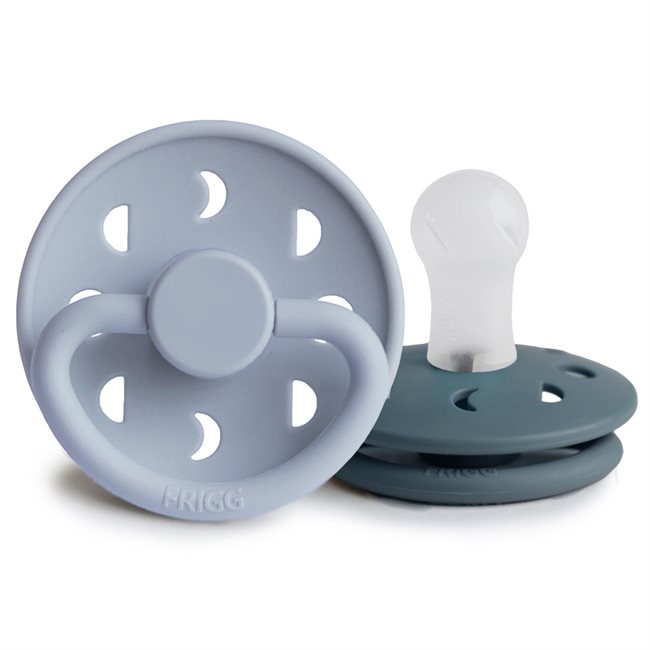 Frigg Baby Schnuller Moon Phase Blue/ Slate 0-6M bei Yay Kids