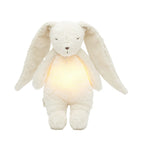 Moonie Kuscheltier Hase mit Licht "The organic Humming Bunny" Polar 2.0