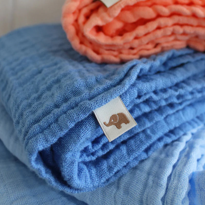 Petit Stellou Mulltuch Nooshi Cuddle Jeans klein bei Yay Kids